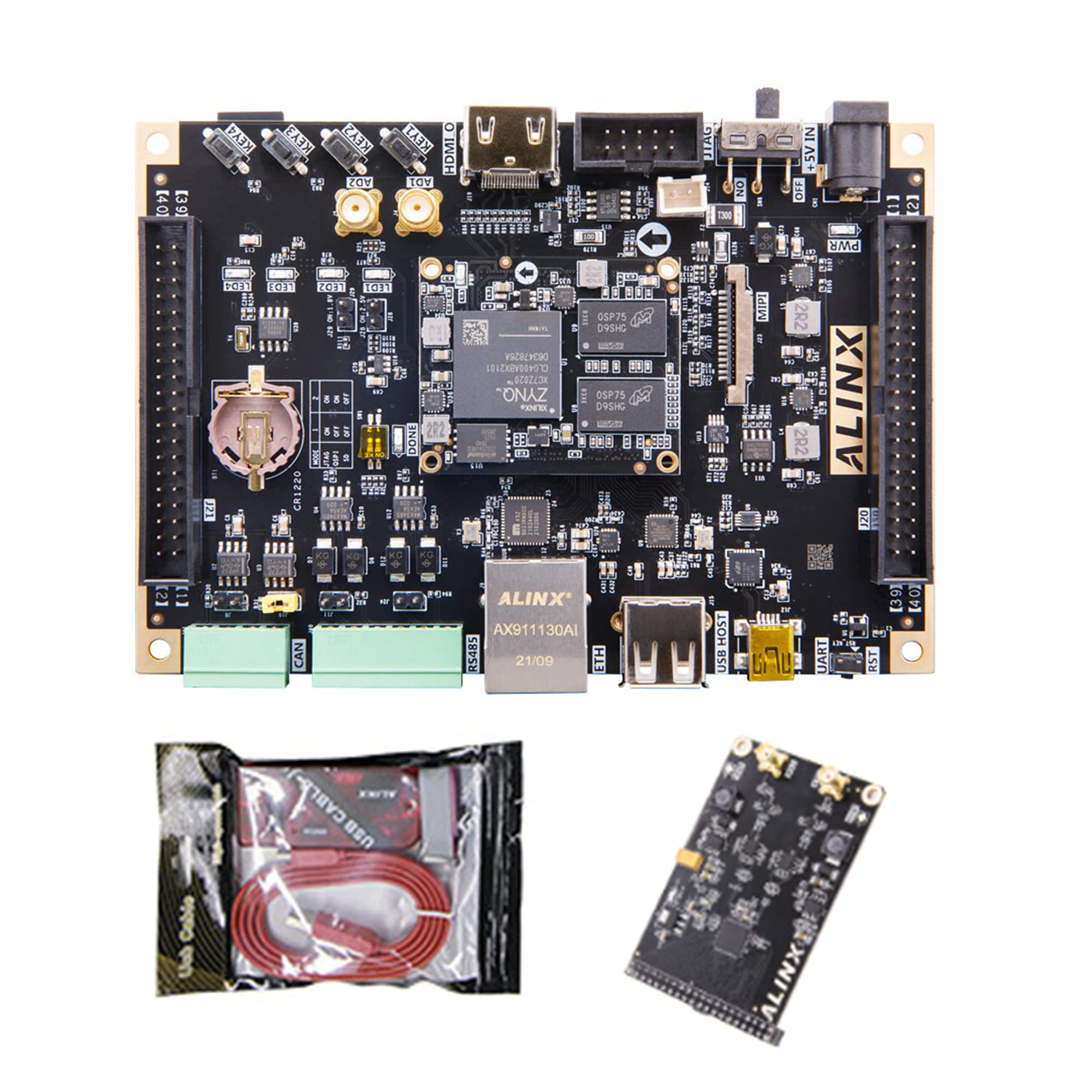 MiiElAOD AX7Z010: XILINX Zynq-7000 SoC XC7Z010 FPGA Development Board ZYNQ 7000 7010 ARM (AN9238 Package)