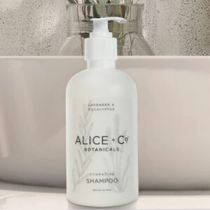 Alice + Co. Shampoo & Conditioner - Fairfield by Marriott - TownePlace - SpringHill - Hotel Bath Amenities - Lavender & Eucalyptus - 8.5 oz Bottles - Hair Care Set