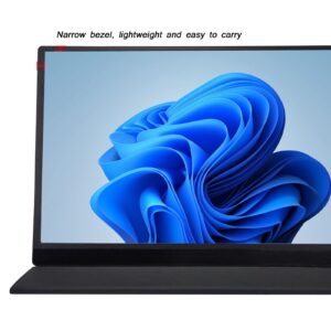 1080P HD Display 15.6-inch IPS Portable Display, Cell Phone/Computer/Game Machine External Expansion Screen