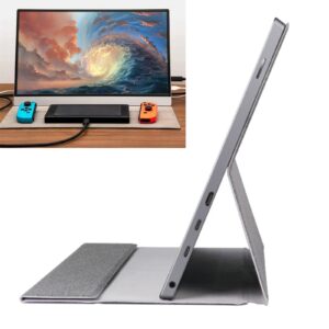 Slim and Portable IPS HD Monitor, Cell Phone Computer a line Connection with The Same Screen Extender 15.6-inch Portable Monitor