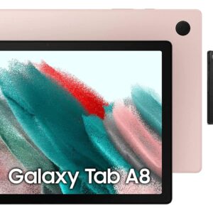 Samsung Galaxy Tab A8 Android WiFi Tablet, 10.5'' Touchscreen (1920x1200) LCD Screen, 3GB RAM, 32GB Storage, Bluetooth, Android 11 OS, Pink Gold (Renewed)