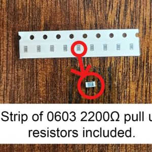 I2C Bus Breakout Board 8x4 Serial Wombat PCB_0012 for IIC Expansion or Power Bus Using Jumper Wires 4-Pack