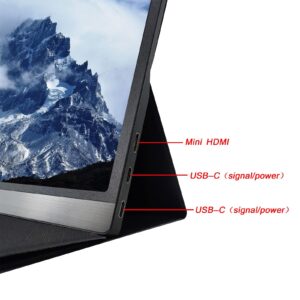 1080P HD Display 15.6-inch IPS Portable Display, Cell Phone/Computer/Game Machine External Expansion Screen