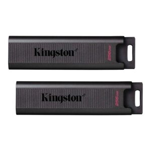 kingston datatraveler max 256gb usb-c flash drive with usb 3.2 gen 2 performance - 2 pack