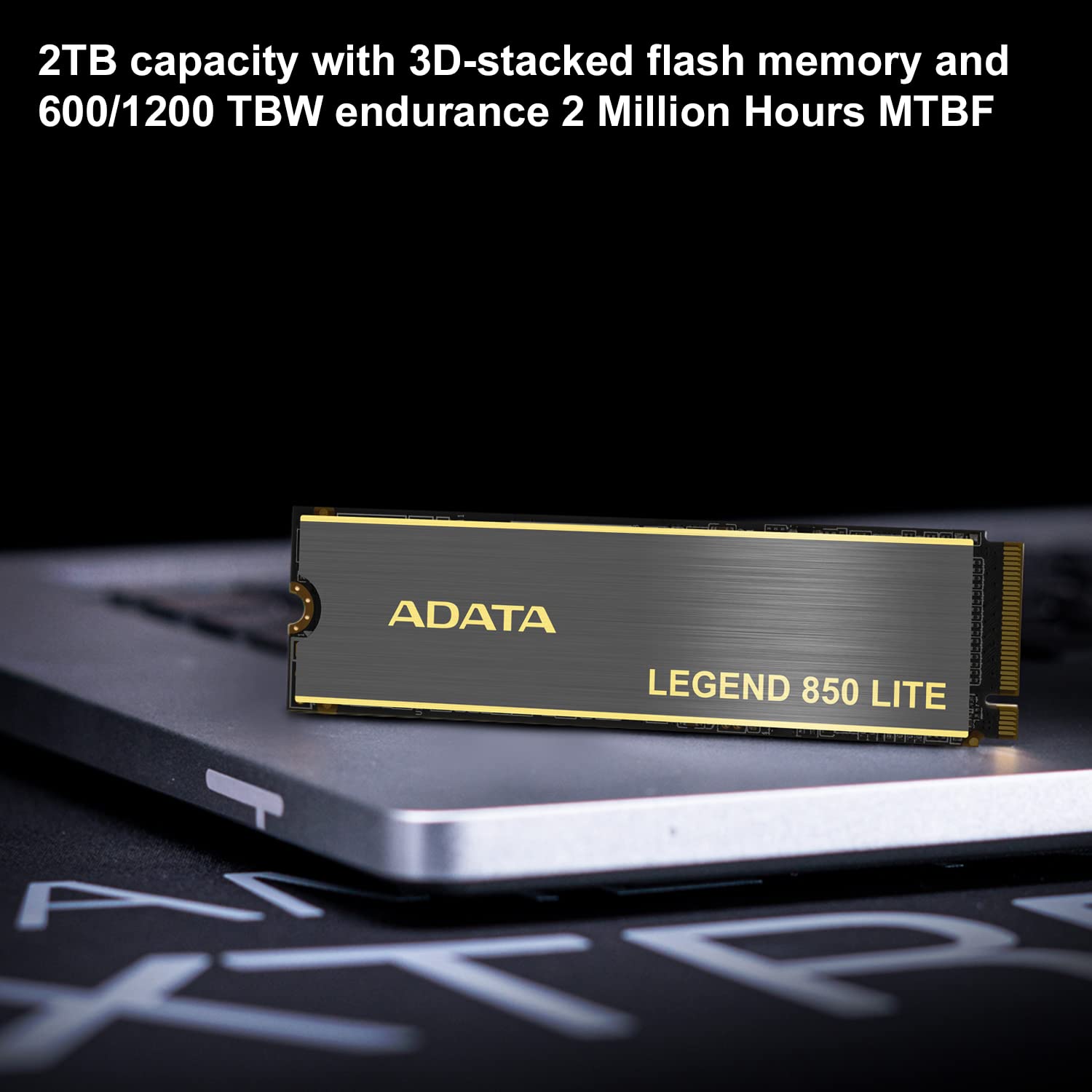 ADATA 500GB SSD Legend 850 LITE, NVMe PCIe Gen4 x 4 M.2 2280 Internal Solid State Drive, Speed up to 5,000MB/s, Storage for Gaming and PC Upgrades, High Endurance with 3D NAND