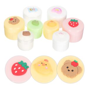 8pcs Cosmetic Bottle Makeup Container Lotion Cream Containers Lotions Container Cosmetic Jars Body Butter Containers Empty Cream Lotions Jars Sample Containers Eye Cream Jar