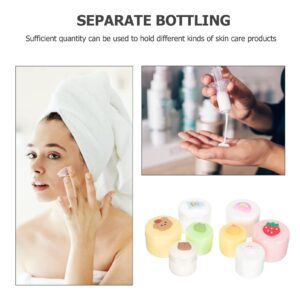 8pcs Cosmetic Bottle Makeup Container Lotion Cream Containers Lotions Container Cosmetic Jars Body Butter Containers Empty Cream Lotions Jars Sample Containers Eye Cream Jar