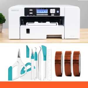 Sawgrass SG500 Sublimation Printer Starter Bundle with Inks, Sublimax Paper, 3 Tapes, 7-Piece Craft Tool Set, Software - Authorized Sawgrass Dealer