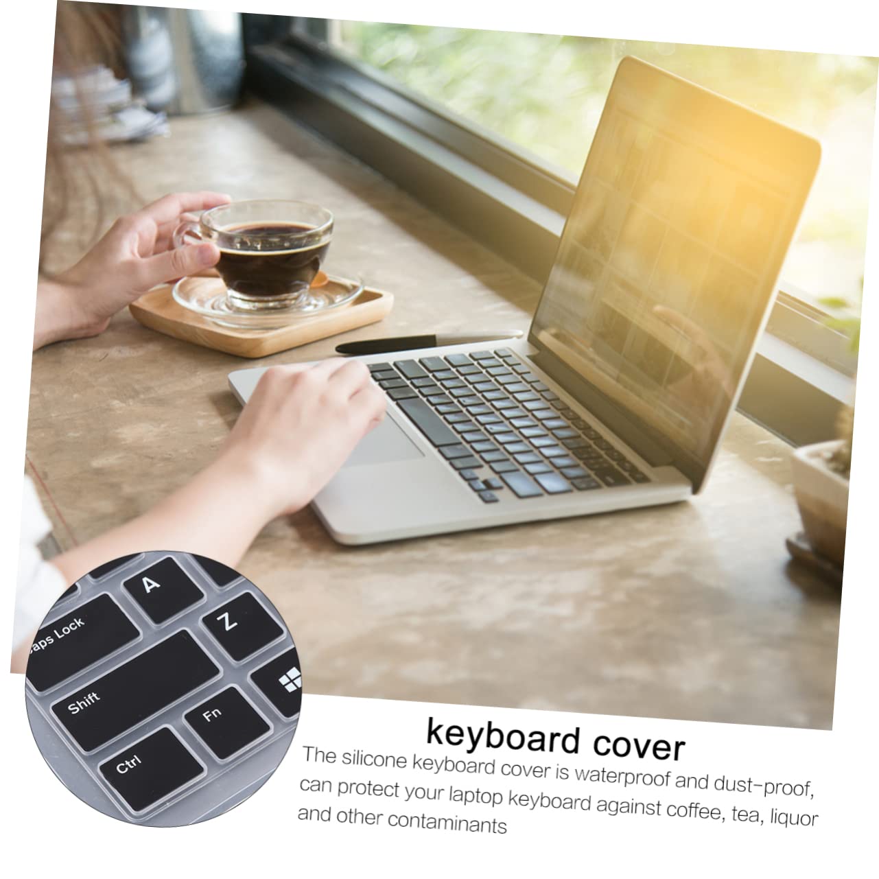 ULDIGI 1 Pc Keyboard Protector Keyboard Protective Cover Anti-Leak Keyboard Cover Keyboard Protective Film Practical Protection Cover Chocolate Shape Keyboard Cover