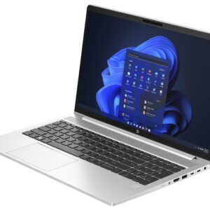 HP Probook 450 G10 15.6" FHD IPS Laptop (Intel i5-1334U 10-Core, 16GB RAM, 2TB PCIe SSD, Intel Iris Xe, Fingerprint, Backlit KB, WiFi 6E, Bluetooth 5.3, Win 10 Pro) with Dockztorm Hub