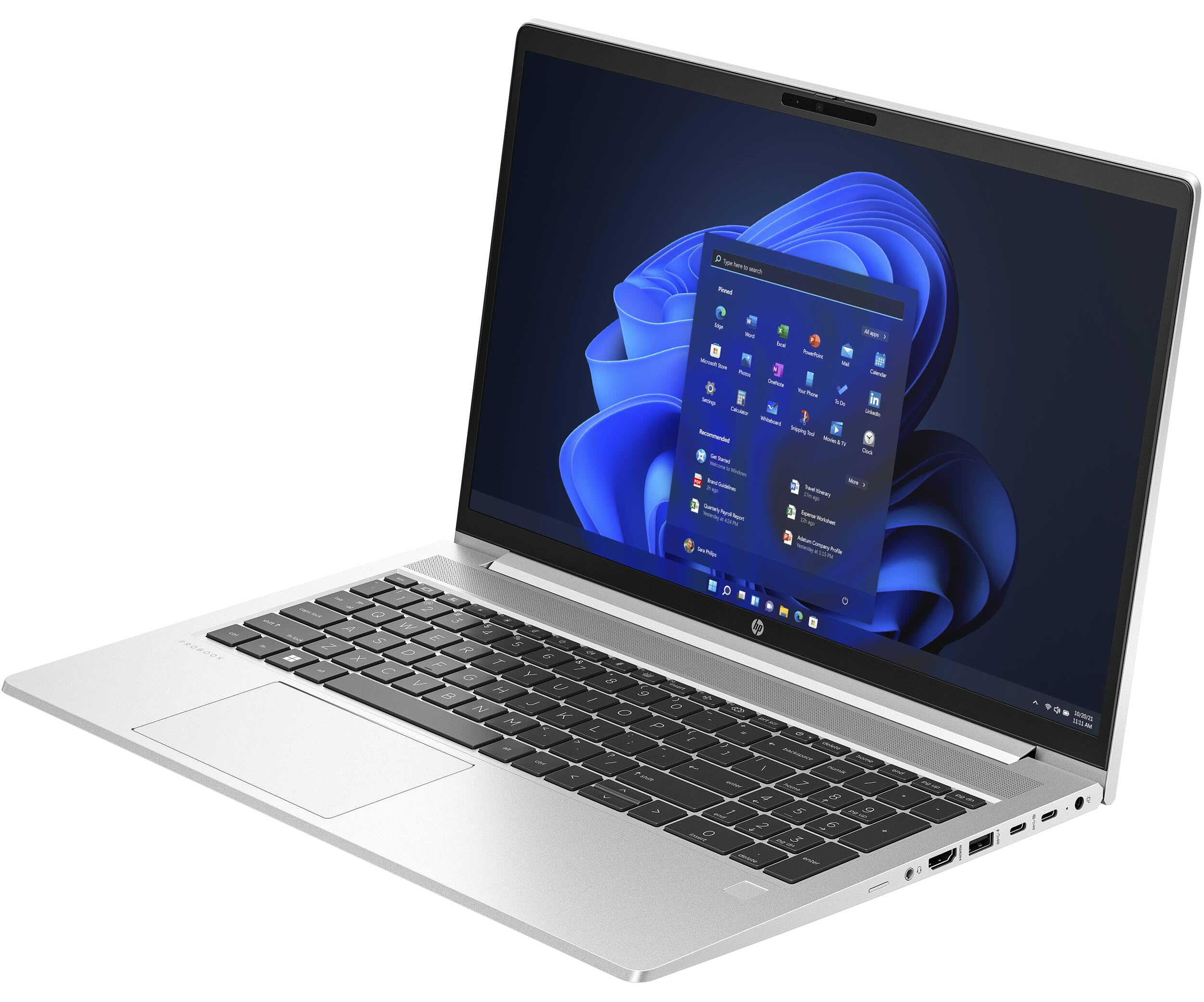 HP Probook 450 G10 15.6" FHD IPS Laptop (Intel i5-1334U 10-Core, 16GB RAM, 2TB PCIe SSD, Intel Iris Xe, Fingerprint, Backlit KB, WiFi 6E, Bluetooth 5.3, Win 10 Pro) with Dockztorm Hub