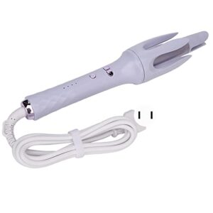 Auto Hair Curler Wand, Automatic Ceramic Curling Iron Wand Prevent Scald 100-240V Rotating Hair Styling Portable for Travel for Lady (US Plug)