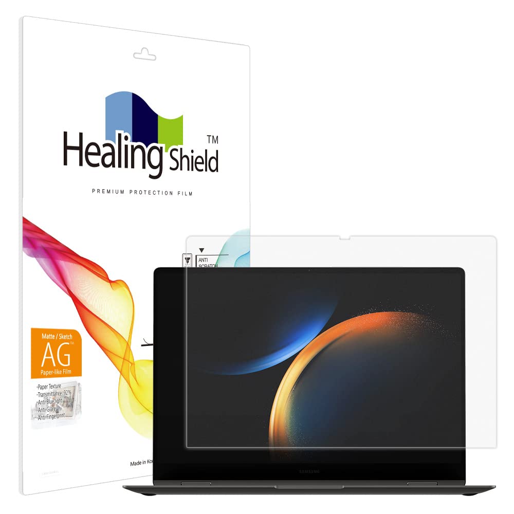 Healingshield Screen Protector Paper-Like Eye Protection Anti Blue Ray Anti Glare Paper Texture Film Compatible with Galaxy Book3 Pro 360 16