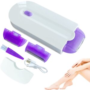 piocmuy silky smooth hair eraser,painless hair removal,hair remover,rechargeable epilator smooth touch hair remover - light technology hair remove, apply to any part of the body, white