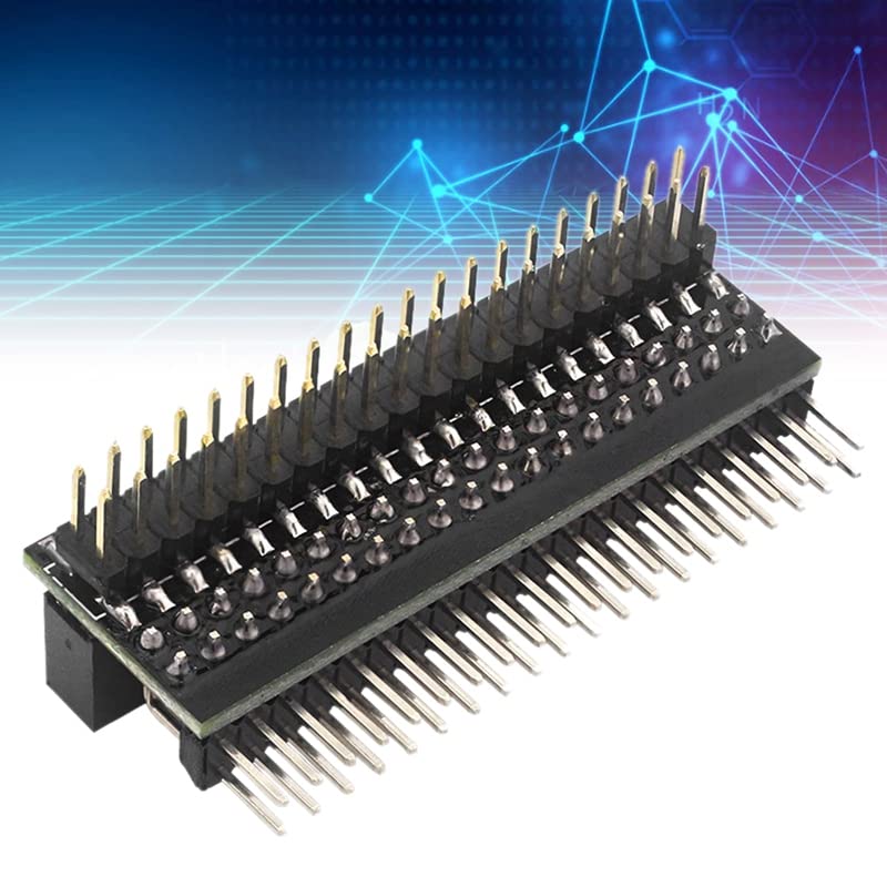 40Pin GPIO Edge Expansion Board for Raspberry Pi 4B/3B+/3B/2B /Zero One-to-Two 40Pin Expansion Board Side Pin Header Multiplexing