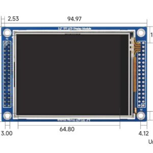 waveshare 3.2inch 320x240 Touch LCD (D) for STM32,ILI9341 LCD Controller,XPT2046 Touch Panel Controller with Touch Panel and Stand-Alone Controllers