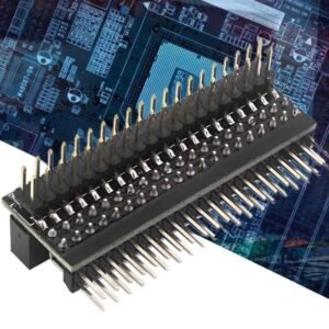 40Pin GPIO Edge Expansion Board for Raspberry Pi 4B/3B+/3B/2B /Zero One-to-Two 40Pin Expansion Board Side Pin Header Multiplexing