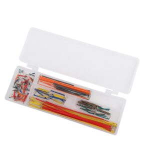 Small Wires for Brea 140Pcs U Shape Solderless Breadboard Jumper Cable Wire Kit Box for DIY