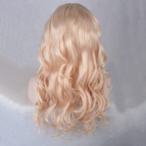 Blonde Body Wavy Human Hair Lace Wigs With Baby Hair #613 Loose Wave 13x4 Transparent Lace Wig For Women