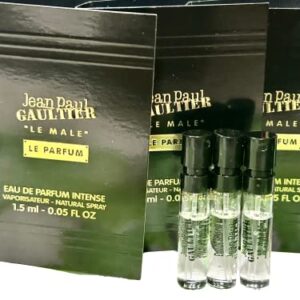 Jean Paul Gaultier Le Male Le Parfum Men Eau De Parfume Intense Sample Spray 1.5 ml / 0.05 fl oz (set of 3)