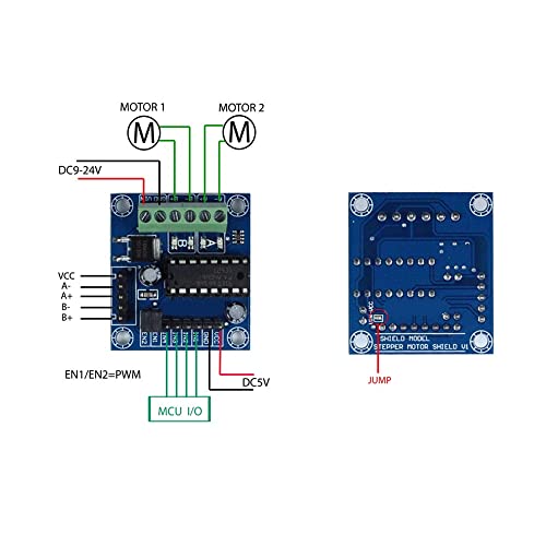 1Pcs L293D motor control shield motor drive expansion board for Arduino motor shield 4 Channel Motor Drive Driver Shield L293D