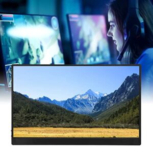 Shanrya IPS Touch Screen Monitor Support HDR Aluminum Alloy 100-240V Lapotp PC Monitor (US Plug)