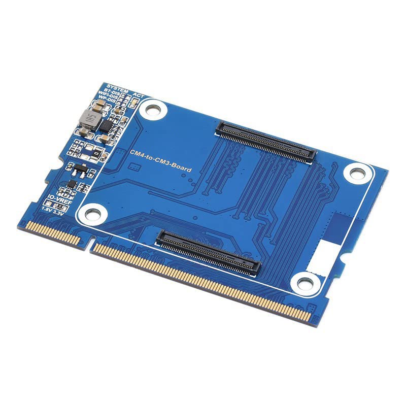 Expansion Board for Raspberry Pi Computer Module with Standard CM4 Socket to CM3 Adapter Interface Board Expansion Card Dual Video Output Replacement Base Board