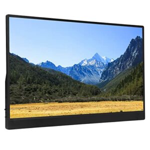 shanrya lapotp monitor, support same screen display hdr support 100-240v 16:9 screen ratio ips touch screen monitor 1080p for notebook computer (us plug)