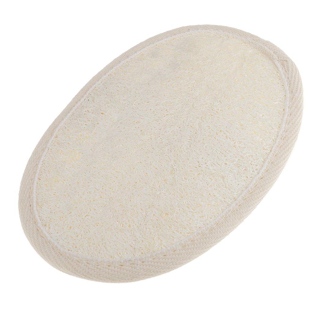 Jojomis Exfoliating Loofah Pads, Natural Loofah Sponge for Men Spa Bath