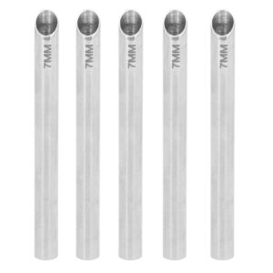 soobu Receiving Tubes, Accessory Holding Piercing Tool 5pcs Independent Packaging for Nose (7mm)