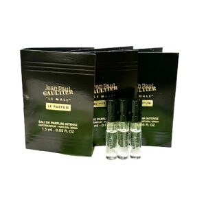 Jean Paul Gaultier Le Male Le Parfum Men Eau De Parfume Intense Sample Spray 1.5 ml / 0.05 fl oz (set of 3)