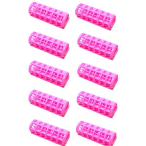 10pc Hair Roller Set W/Cover Small Assorted