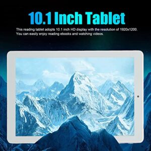 FOTABPYTI 10.1 Inch Tablet, Tablet PC 1920x1200 100-240V Dual Camera for Drawing for Android 10 (US Plug)