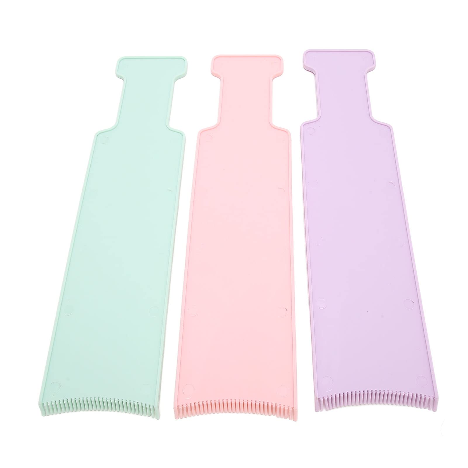 3 Pack Balayage Board and Paddle Set for Hair Bleach Hair Dye Curved Comb Teeth Long Board Coloring Set