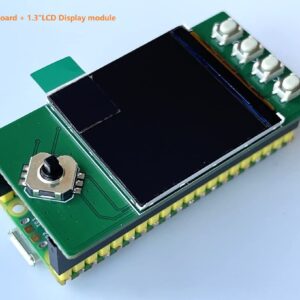 Raspberry Pi Pico Flexible Microcontroller Board with 1.3inch LCD Display Module 240×240 Resolution IPS Screen (pico Board +1.3" Display Module)