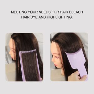 3 Pack Balayage Board and Paddle Set for Hair Bleach Hair Dye Curved Comb Teeth Long Board Coloring Set