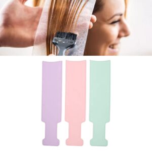 3 Pack Balayage Board and Paddle Set for Hair Bleach Hair Dye Curved Comb Teeth Long Board Coloring Set