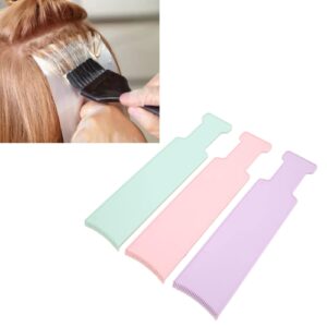 3 Pack Balayage Board and Paddle Set for Hair Bleach Hair Dye Curved Comb Teeth Long Board Coloring Set