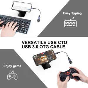 Lightning to USB Camera OTG Adapter for iPhone iPad,[MFi Certified]Cable Adapter Converter Supports USB Flash Drive,Gamepad,Hubs,Mouse,Keyboard,U Disk