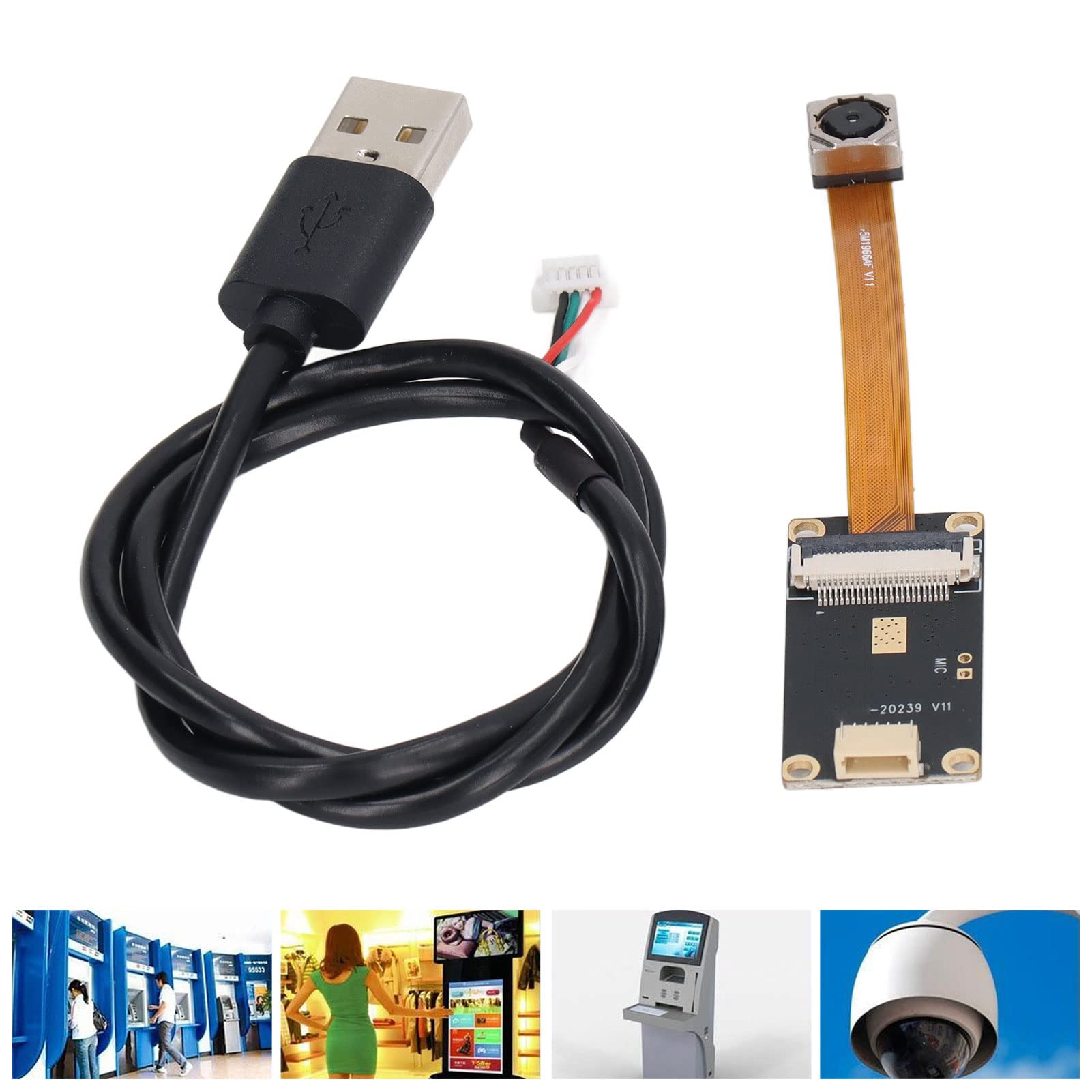 HD USB Carera Module, Autofocus OTG 2.0 Video Network Camera Board OV5640 5Mp With Digital Microphone