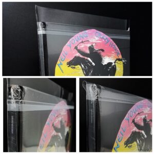 Medium Box Set Sleeves (x5) 2mil + Seal Up - Outer Plastic Resealable Poly Bags for 12" LP Vinyl Record Album Boxset (+1 Free Dj Magnet)