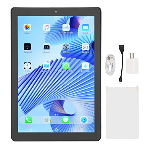 CHICIRIS Reading Tablet Gray Tablet Octa Core CPU 10.1 Inch 5000mAh Battery (US Plug)