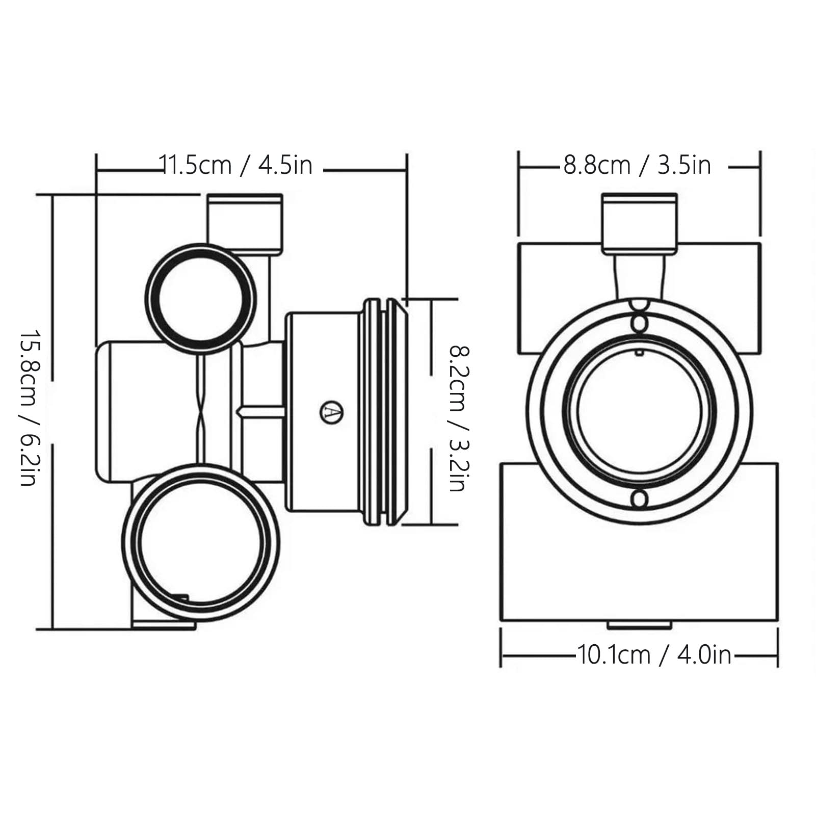 Swimming Pool Nozzle, Plastic Swimming Pool Spa Nozzle No Water Leakage Strong Sealing Pool Jet Nozzles Swimming Pool Equipment Replacement Parts