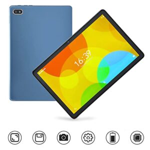 10.1 Inch Tablet, 8GB RAM 128GB ROM US Plug 100‑240V Octa Core 4G LTE Phone Tablet 2.4G 5G WiFi for Office for Android 11 (Blue)