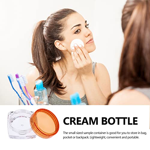 50pcs Square Bottom Cream Box Travel Makeup Containers Cream Containers Jar Travel Cream Containers Cosmetic Cream Containers Travel Cosmetic Containers Cream Lotion Containers