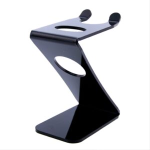 barenx New Men Black Drip Shaving Stand Holder for Shaving Brush Salon Barber Tool