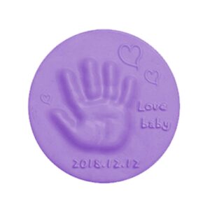 uqiangy soft clay fluffy foam supplies diy baby care hand foot inkpad handprint footprint fingerprint kids toys for children 50g arts and crafts for kids 4-6 bulk (f, one size)