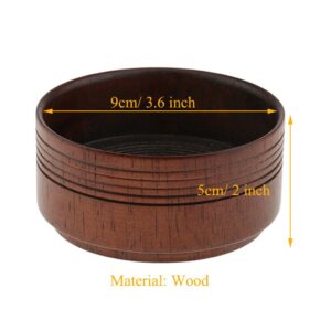 barenx Wooden Shell for Shaving Soap Men Shaving Cup Shaving Soap Cup Retro Design