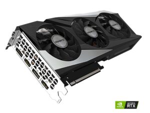 gigabyte geforce rtx 3060 gaming oc 12g (rev2.0) graphics card, 3x windforce fans, 12gb 192-bit gddr6, gv-n3060gaming oc-12gd video card