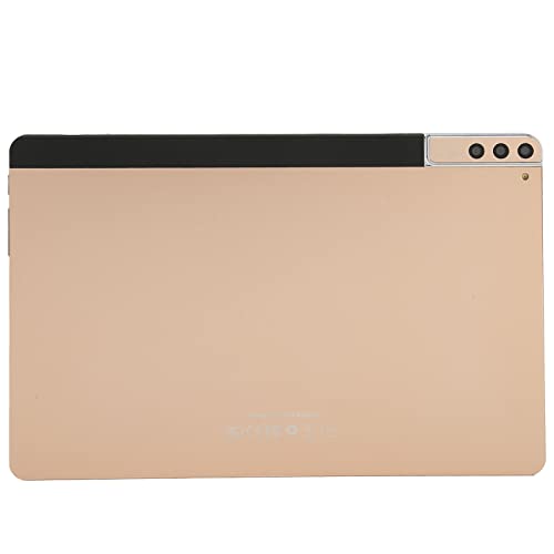 VINGVO 10 Inch Tablet, 5G WiFi Gold 100-240V Calling Tablet for Android 11.0 for Learning (US Plug)